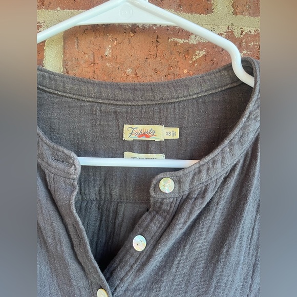 Faherty Dream 100% Organic Cotton Blouse Size XS - Picture 5 of 11